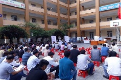 Hoạt động tư vấn Tuyển sinh tại c&aacute;c trường THCS v&agrave; THPT năm 2018