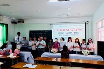 Trường TC Phương Nam khai giảng c&aacute;c lớp đợt 1 năm 2018